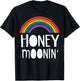 Gay Lesbian Just Married Wedding Party LGBT Honeymoon T-Shirt - T-Shirt | Black