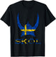 Skol Swedish Viking Helmet Sweden Nordic Northman Swede T-Shirt - T-Shirt | Black