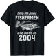 21 Year Old: Fisherman Fishing 2004 21st Birthday T-Shirt - T-Shirt | Black
