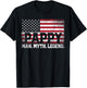 Pappy The Man The Myth The Legend Grandpa T-Shirt - T-Shirt | Black
