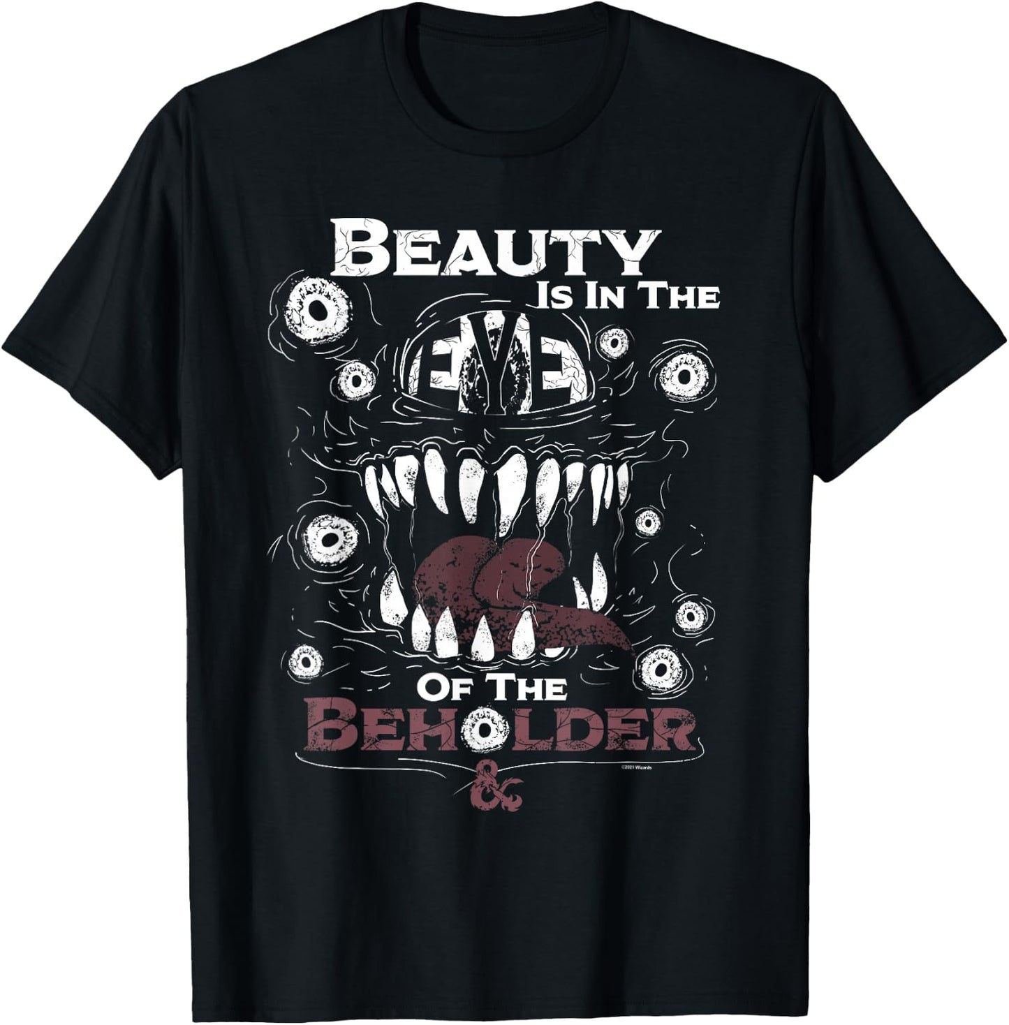 Dungeons & Dragons Beauty is in The Eye T-Shirt - T-Shirt | Black