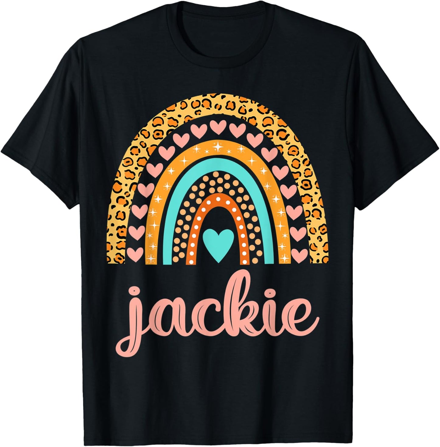 Jackie Jackie Name Birthday Shirt Gift T-Shirt - T-Shirt | Black