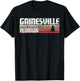 Gainesville Florida FL Gift Retro Style Vintage 70s 80s 90s T-Shirt - T-Shirt | Black