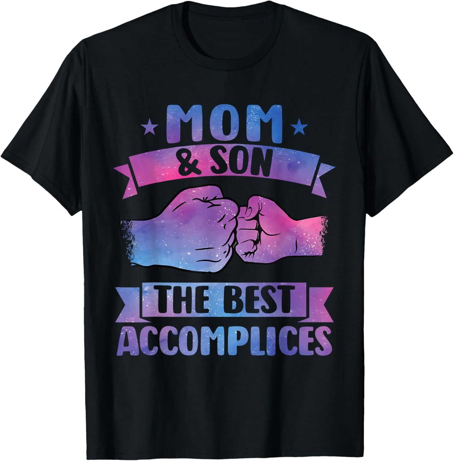 Mom & Son the best accomplice mother T-Shirt - T-Shirt | Black