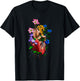 Floral Goth Anatomical Heart Show Love T-Shirt - T-Shirt | Black