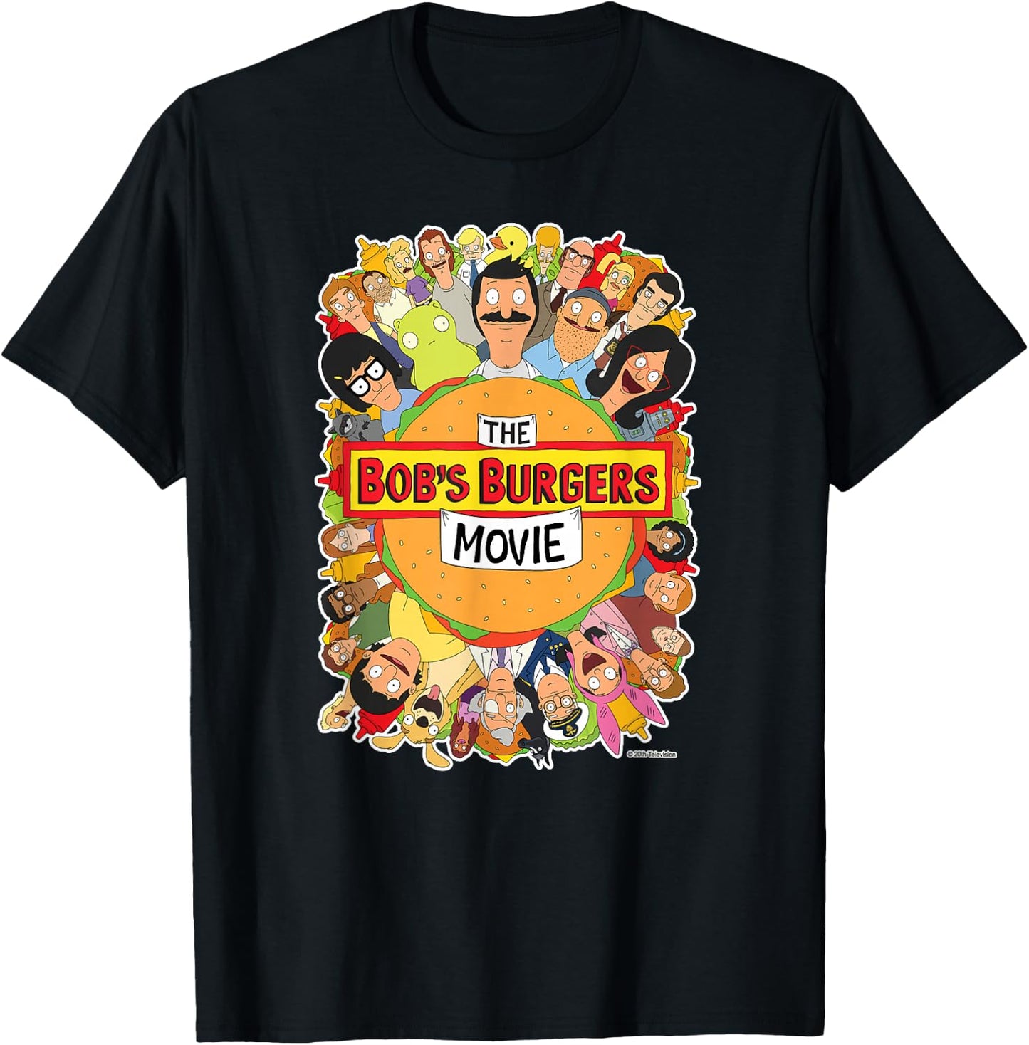 The Bob’s Burgers Movie Poster T-Shirt - T-Shirt | Black