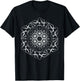 Sacred Geometry Hexagon Web Mandala T-Shirt - T-Shirt | Black