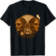 Gemini Steampunk Zodiac Twins Gear T-Shirt - T-Shirt | Black