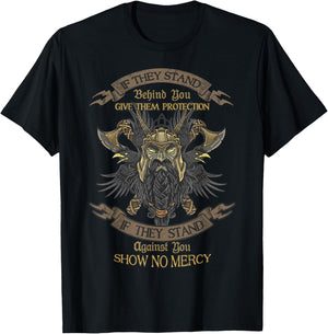 If They Stand Behind You, Give Them Protection! T-Shirt - T-Shirt | Black