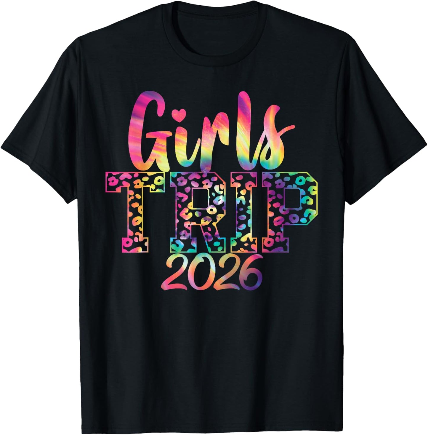 Girls Weekend Women Girls Trip 2026 T-Shirt - T-Shirt | Black