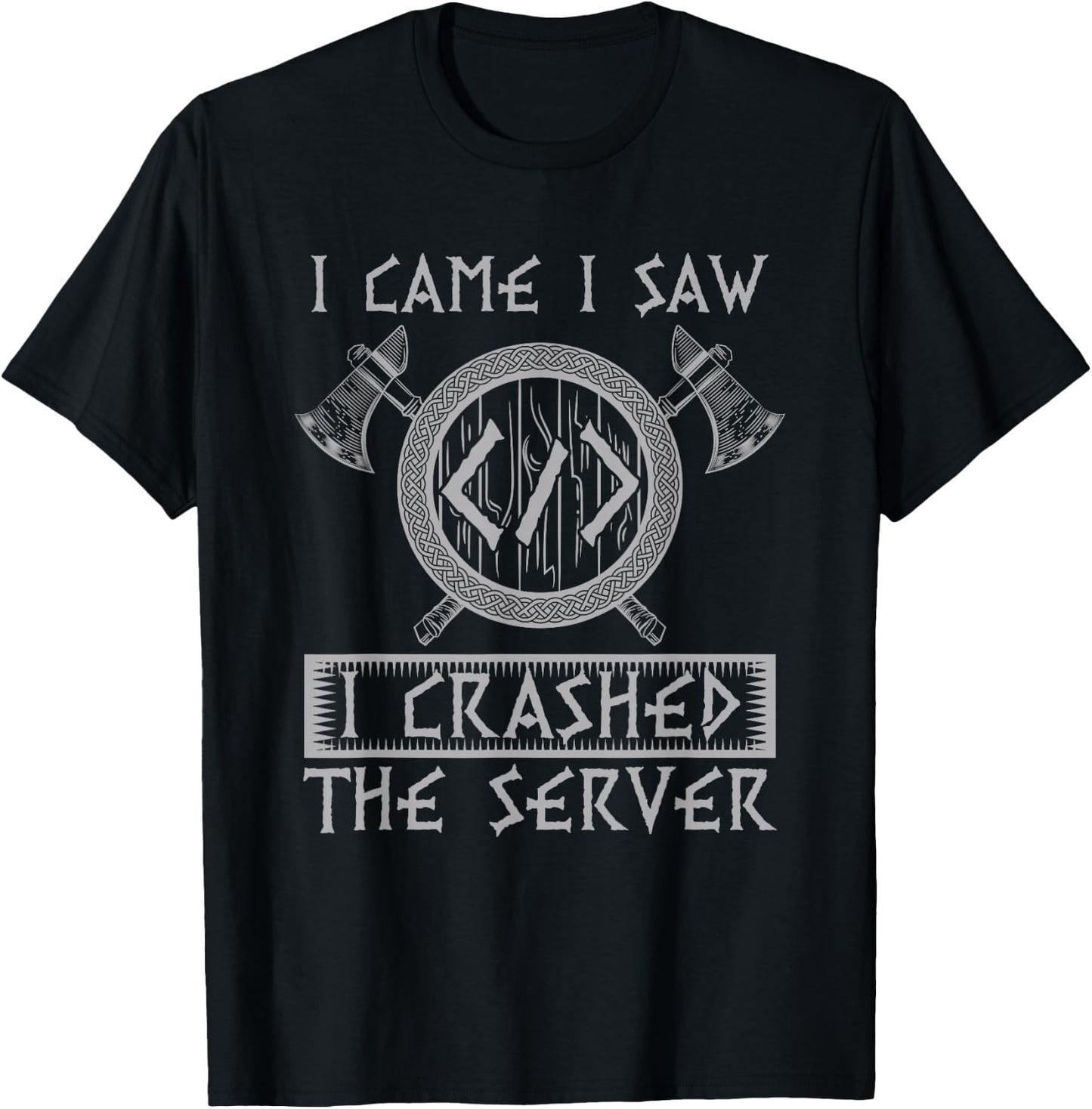 Programmer Developer Server - Code Nerd Computer Scientist T-Shirt - T-Shirt | Black