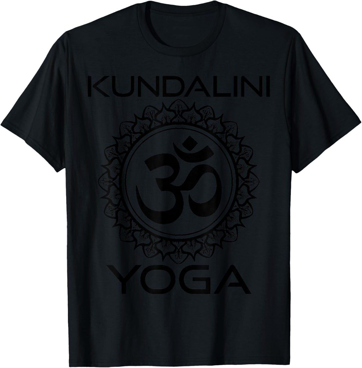 Kundalini Yoga Om Mantra Symbol Buddhism Buddha Yogi T-Shirt - T-Shirt | Black