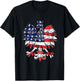 Dyngus Day Shirt Polish Eagle American Flag Poland USA T-Shirt - T-Shirt | Black