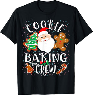 Christmas Cookie Baking Crew Cookie Crew Family Christmas T-Shirt - T-Shirt | Black