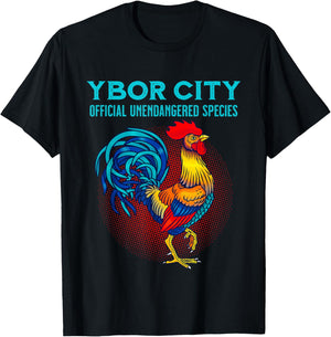 Ybor City Tampa Official Unendangered Species Souvenir T-Shirt - T-Shirt | Black