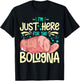 Bologna Meat Italy Sandwich Sausage Baloney Fried T-Shirt - T-Shirt | Black