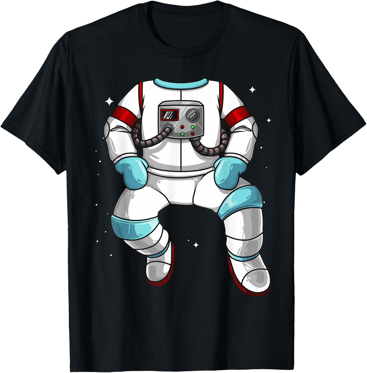 Cool Astronaut Halloween Costume Fan | Funny Lazy DIY Gift T-Shirt - T-Shirt | Black