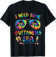 I Need Some Vitamin Sea Cool Summer Saying Beach-min Women T-Shirt - T-Shirt | Black