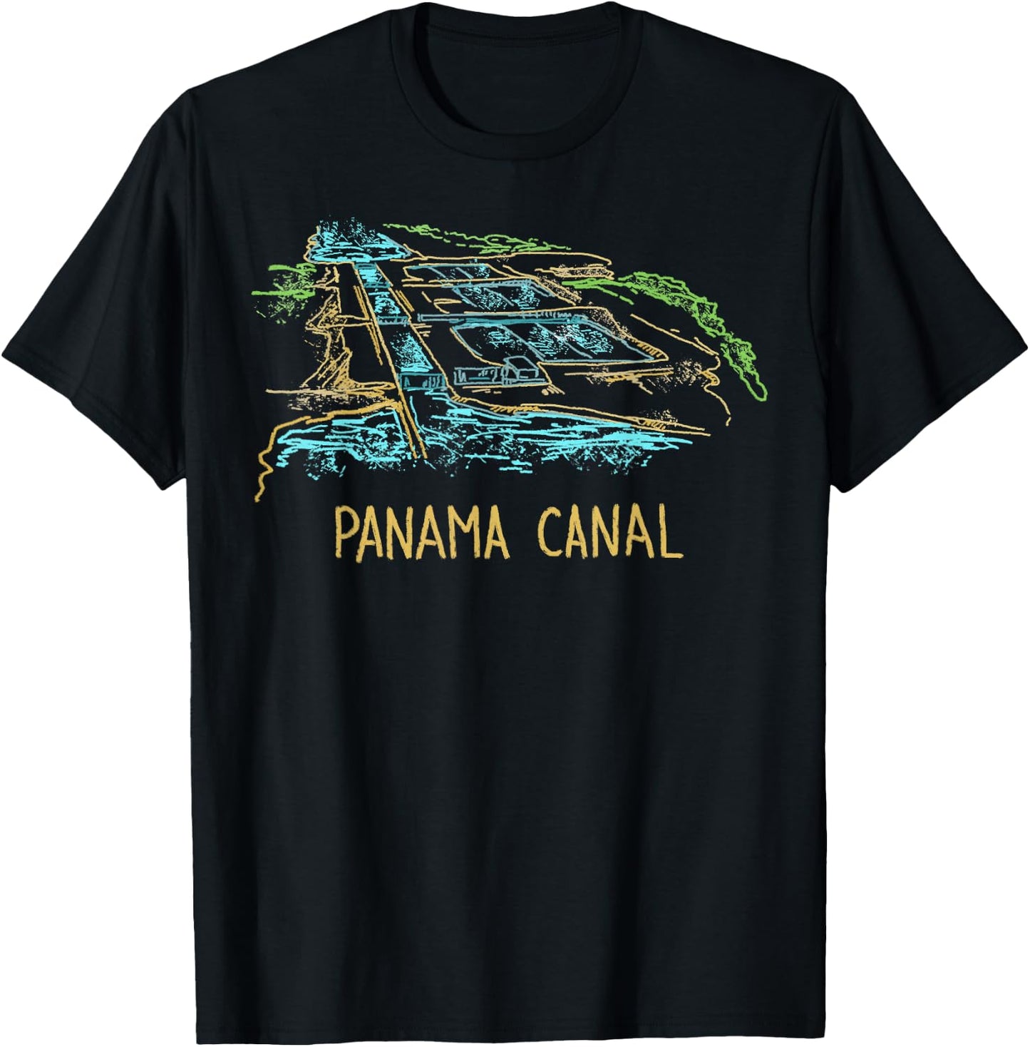 Panama Canal T-Shirt - T-Shirt | Black
