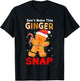 Don't Make This Ginger Snap Redhead Christmas Pajamas Xmas T-Shirt - T-Shirt | Black