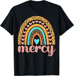 Mercy Mercy Name Birthday Shirt Gift T-Shirt - T-Shirt | Black