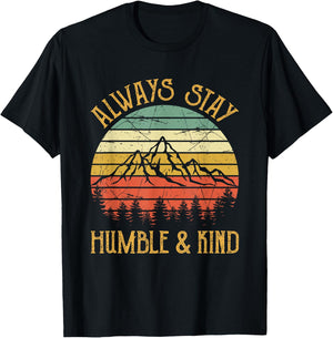 Always Stay Humble And Kind Kindness Country Music T-Shirt - T-Shirt | Black