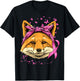 Fox Breast Cancer Awareness Pink Ribbon Cancer Survivor T-Shirt - T-Shirt | Black
