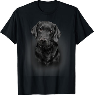 Black Labrador Dad Mom Retriever Lab Owner Dog Lover Cute T-Shirt - T-Shirt | Black