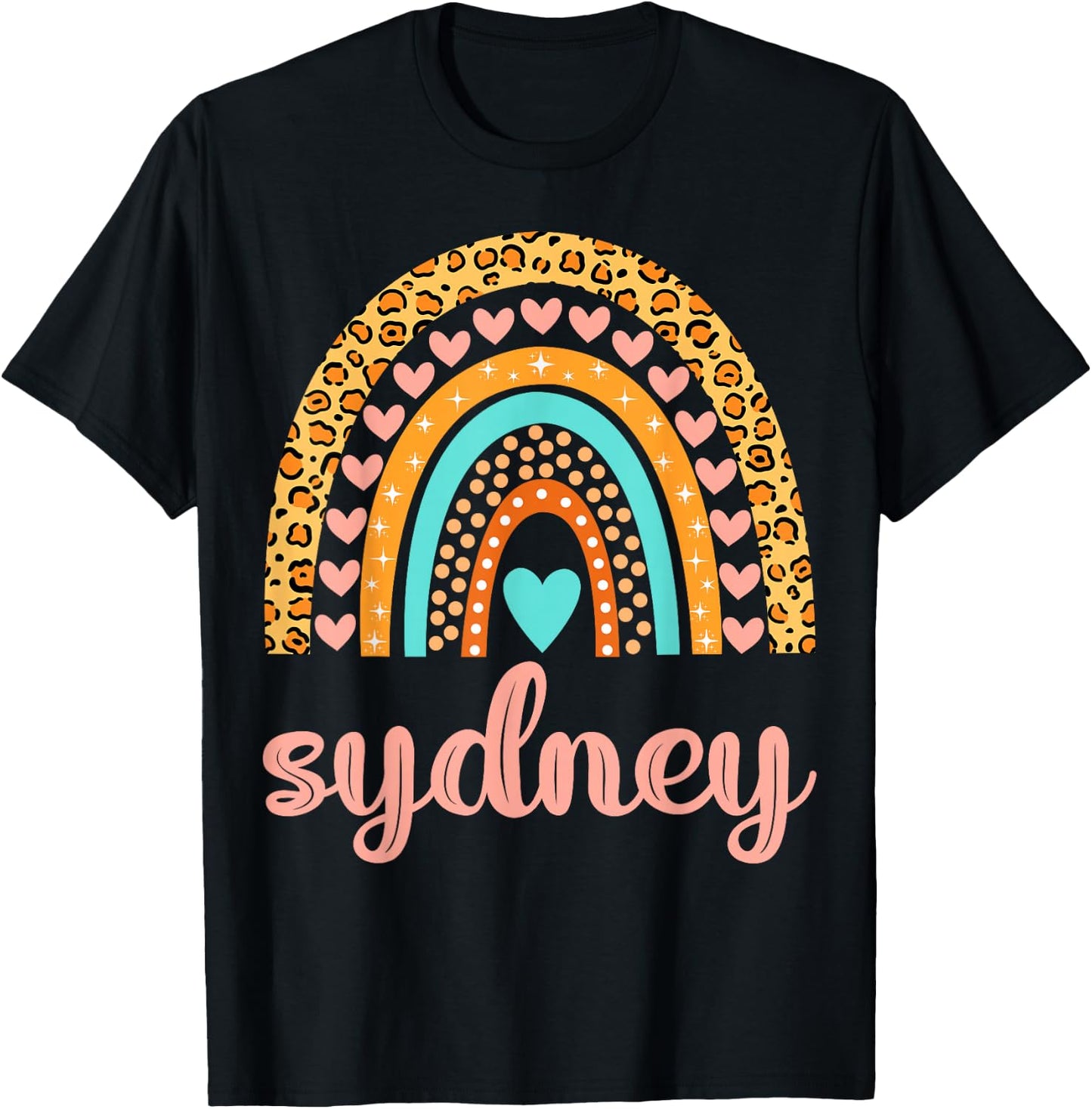 Sydney Sydney Name Birthday Shirt Gift T-Shirt - T-Shirt | Black