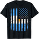Argentinian American Flag Argentinian Roots Argentina Gift Small T-Shirt - T-Shirt | Black