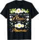 Blessed To Be Called Mom And Mawmaw Cute Daisy Flower T-Shirt - T-Shirt | Black