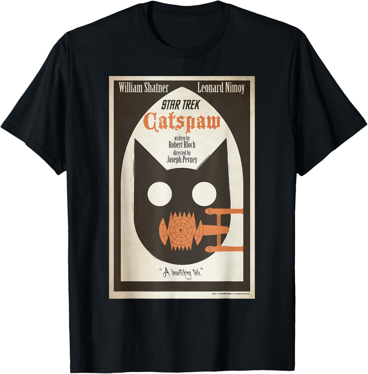 Star Trek Original Series Catspaw Poster T-Shirt - T-Shirt | Black