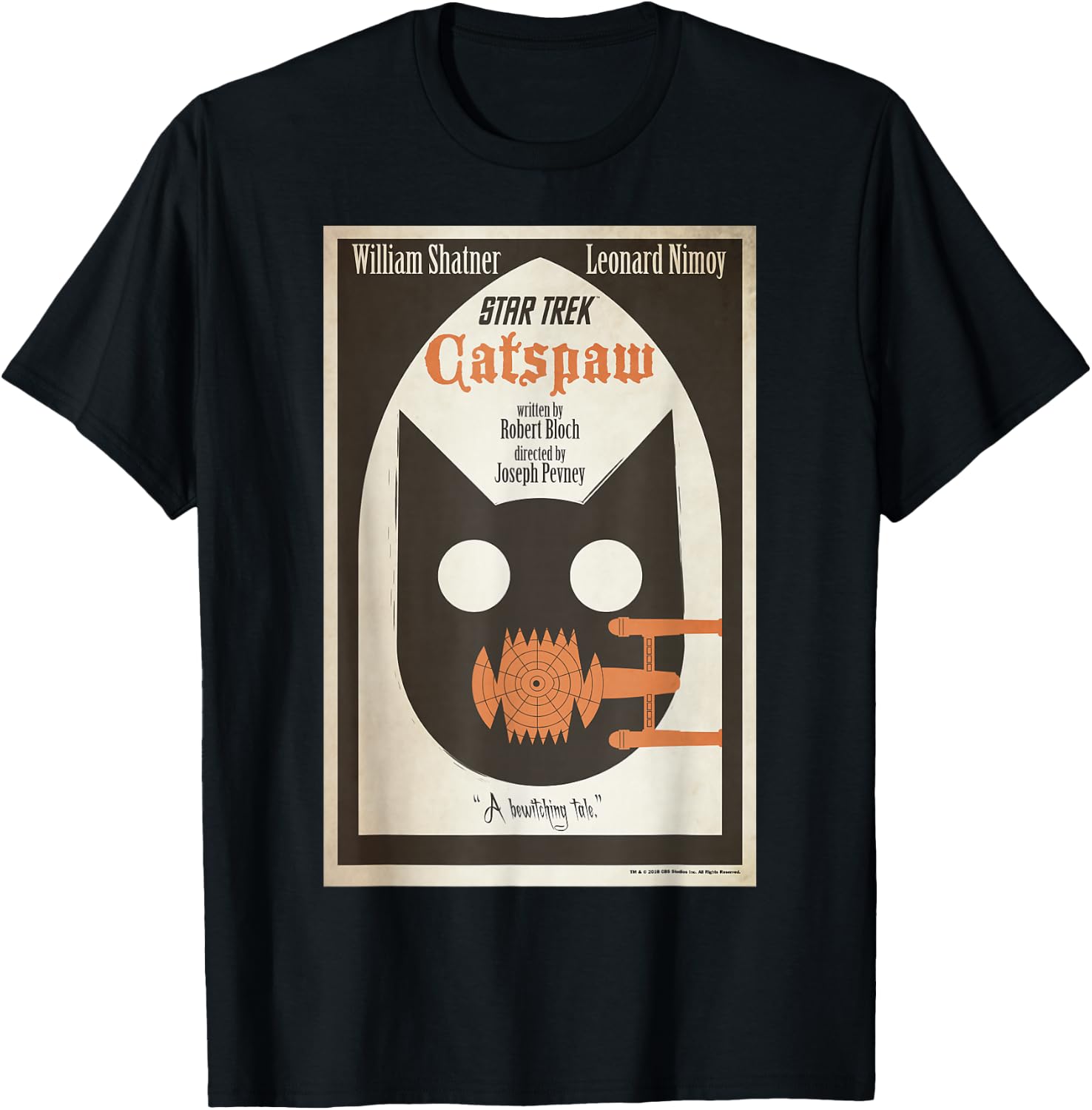 Star Trek Original Series Catspaw Poster T-Shirt - T-Shirt | Black