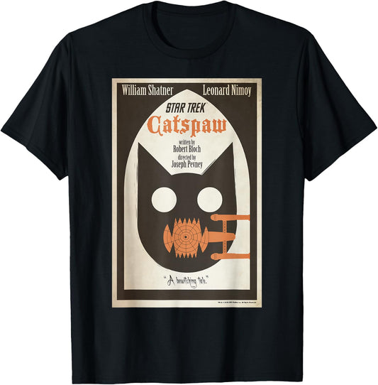 Star Trek Original Series Catspaw Poster T-Shirt - T-Shirt | Black