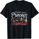 Vergiss Prinzessin Ich möchte Wissenschaftlerin sein Wissenschaft [German Language] T-Shirt - T-Shirt | Black