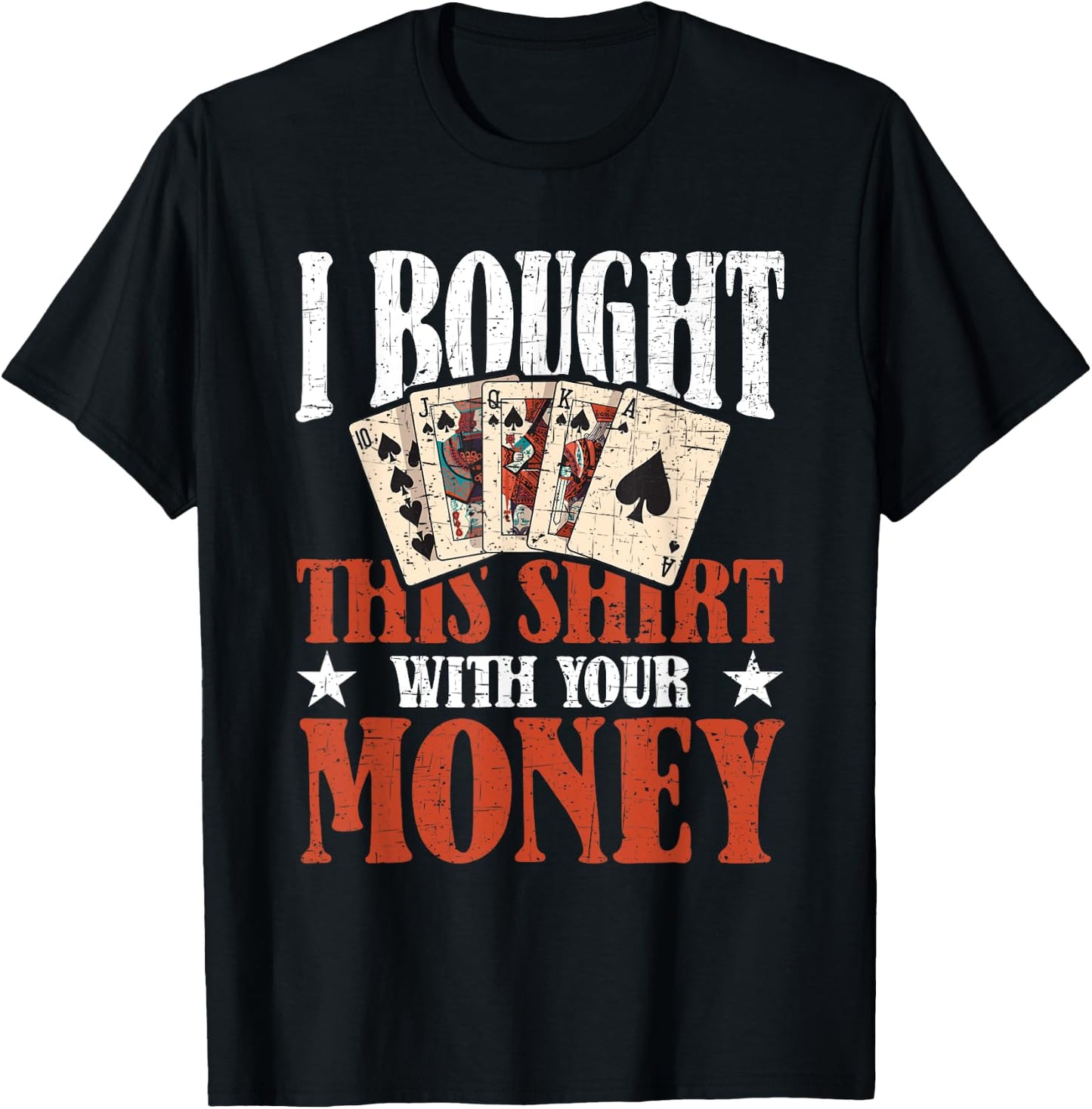 Funny Casino Poker Outfit - Poker T-Shirt - T-Shirt | Black