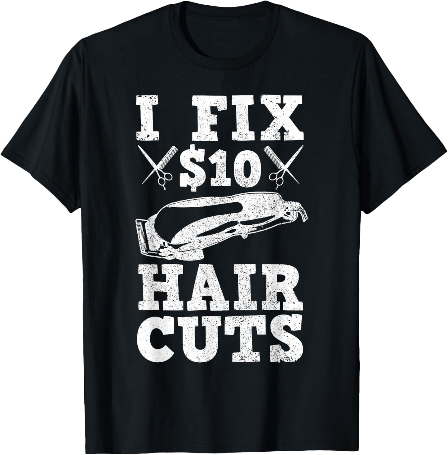 Barber Hairdresser Hairdresser Funny Gift T-Shirt - T-Shirt | Black