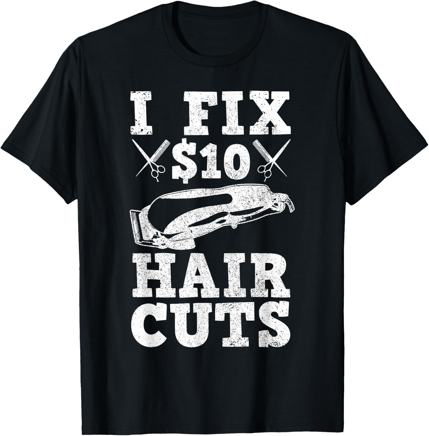 Barber Hairdresser Hairdresser Funny Gift T-Shirt - T-Shirt | Black