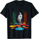 Astronaut Geometric Art Colorful Motif Artwork Astronaut T-Shirt - T-Shirt | Black