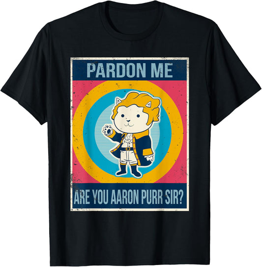 Hamilton Cat T-Shirt - T-Shirt | Black