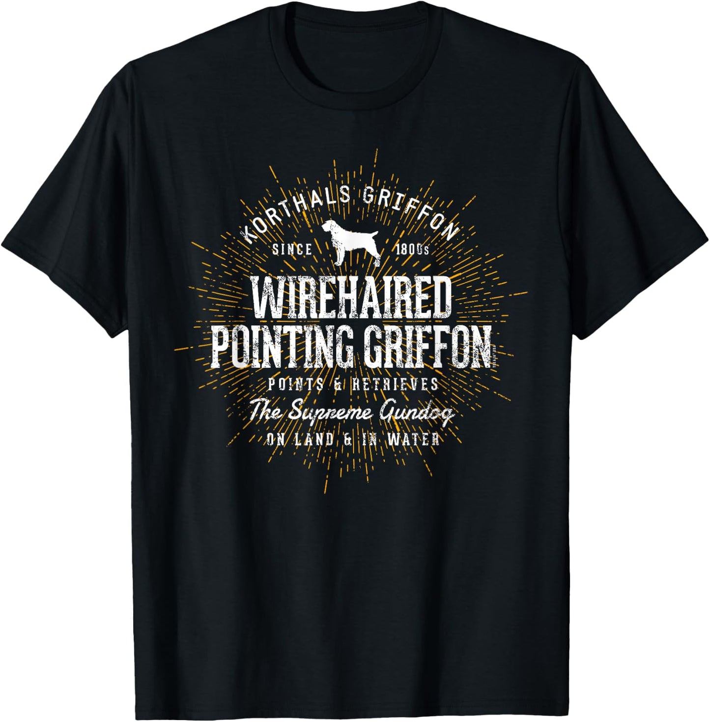 Korthals Griffon for Dog Lovers Wirehaired Pointing Griffon T-Shirt - T-Shirt | Black
