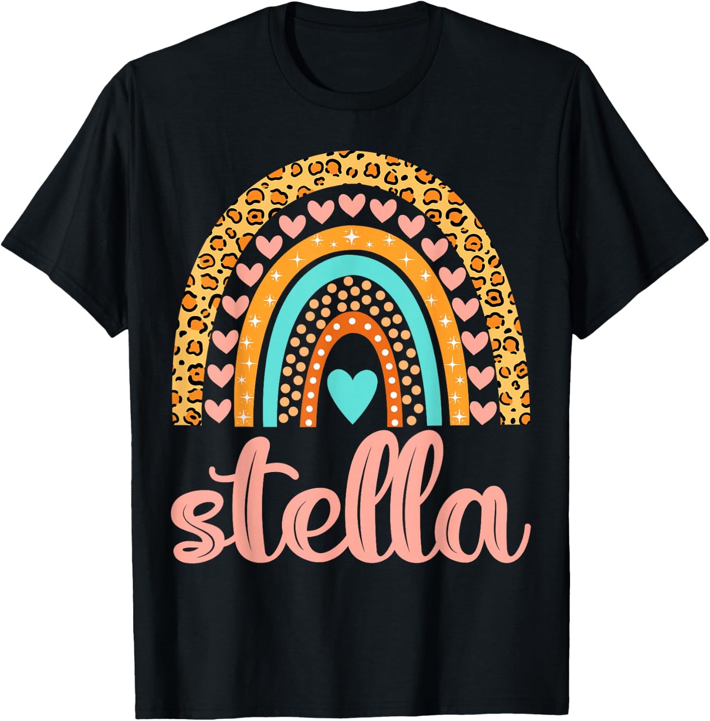 Stella Stella Name Birthday Shirt Gift T-Shirt - T-Shirt | Black