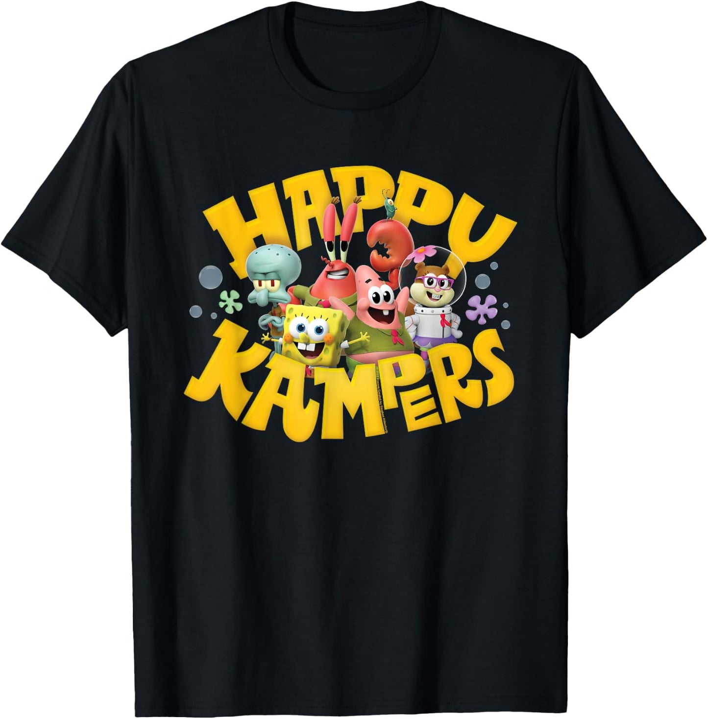 Kamp Koral Happy Kampers T-Shirt - T-Shirt | Black
