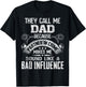 They Call Me Dad Because Partner In Crime Fathers Day T-Shirt - T-Shirt | Black