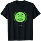 Burghr Men's Mr. Yuk Retro Pittsburgh Themed Green Cartoon T-Shirt - T-Shirt | Black