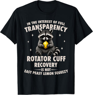 Rotator Cuff Surgery Shoulder Funny Rotator Cuff Recovery T-Shirt - T-Shirt | Black