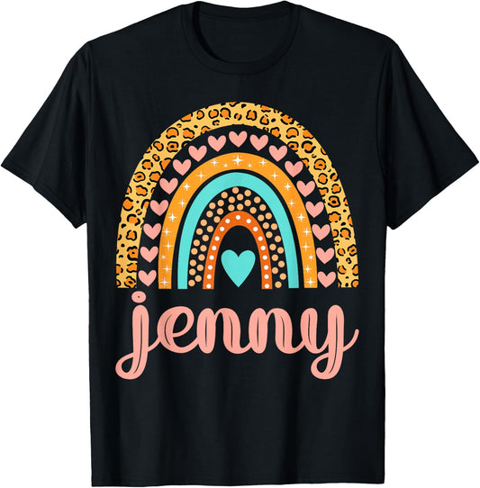 Jenny Jenny Name Birthday Shirt Gift T-Shirt - T-Shirt | Black