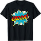 Groom Superhero Bachelor Stag Party Wedding Comic Book T-Shirt - T-Shirt | Black