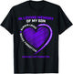 In Memory Of My Son Remembering Gifts Heaven I Miss My Son T-Shirt - T-Shirt | Black
