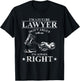 Law School Student I'm A Future Lawyer Don't Argue With Me T-Shirt - T-Shirt | Black